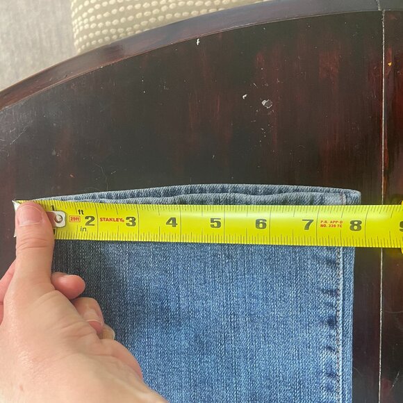 Red Engine Women's Vintage Denim Cropped Jeans Size 28 EUC - Picture 14 of 14